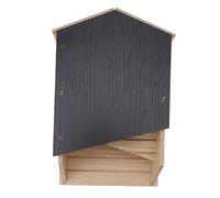 BAOFUYA Bat House, Bat Box Wood Waterproof Double Chamber for Patio