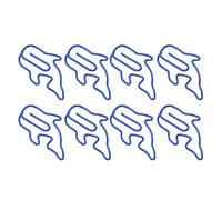 BAOFUYA Beautiful Paper Brackets in an Office Sets a Somewhat Nice Paper Clamp/Support for School (Dolphin)