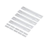 BAOFUYA Beehive -dazed Iron -removable Sliding Gate for the Input Reduction of Escapepeproof Bee Cocks, the Bee Hiring Tool for Beekeepers, 5 Card Strips 10 Fixing Pieces