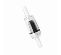 BAOFUYA Black Plastic 10pcs One -We -Return Check Valve for Aquarium Air Pump Fishing Tank (Transparent Black)
