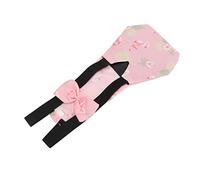 BAOFUYA Breathable Airy Well-Ventilated Reusable Poultry Diaper for Chickens Ducks Geese Adjustable Fit Belt Design with Elegant Bow Knot Nylon Buckle (S)