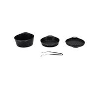 BAOFUYA Camping Cookware Set Rapid Heating | Multi-purpose camping cookware for grill and campfire Nonstick Lightweight Aluminum Alloy Grill Campers