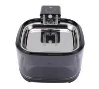 BAOFUYA Cat Water Fountain, 4.5L Automatic Pet Water Dispenser with Rechargeable Pump, Plastic and Stainless Steel Bowl, Quiet Circulating Filtration for Cats and Small Dogs Indoors (Black)