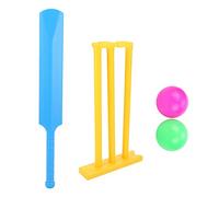 BAOFUYA Children Cricket Set, ABS Material Batting Board Ball Game Unisex Yard Beach Cricket Play for Family Games with Cooperation Ability