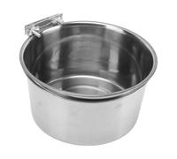 BAOFUYA Dog Essentials Dog Bowl, Large Capacity Crate Cage Feeder Anti Spill Design for Big Breed Puppy Meals Hydration Stainless Steel Hanging Hanging Pet Cage Bowl