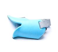 BAOFUYA Dog Muzzle Silicone Dog Mouth Cover Adjustable Buckle Breathable Duck Shape Soft Behavior Correction for Training Walking Grooming Small Dogs Size S (L)