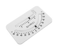 BAOFUYA Dual Scale Inclinometer Dual Angle Meter Slope Gauge for Off Road Vehicle Truck RV Camping Car Trailer Boat with Mounting Accessories -45° to 45° -6° to 6° Measurement