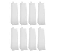 BAOFUYA Durícil Aluminum Oxide Sings a Little Dark for External White Kit 8PCs with Screws for Brilliant Enthusiasts