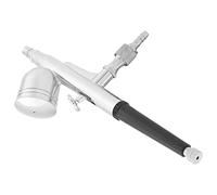 BAOFUYA Gravity Feed Dual Action Airbrush Spray Gun Kit 0.2mm 0.3mm 0.5mm Nozzle Trigger Lock Safety System with 7cc Cup for Art Painting Body Art Cake Decorating (0.2mm)