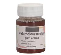 BAOFUYA Gum Arabic, 60ml Bottle Watercolor Medium Transparent Improve Coloring Power Delay Drying for Art Painting