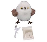 BAOFUYA Interactive Cat Toys, Rechargeable Lifelike Birds Chirp Touch Activated Cat Exercise Toy for Home All Breeds (White Tit)