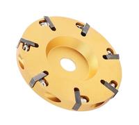 BAOFUYA Livestock Hoof Trimmer Cattle Horse Sheep Hoof Trimming Disc Multi-Purpose Alloy Vane/Wing with Heat-Treated Metal for Stable Precise Care 10cm Yellow