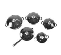 BAOFUYA Maifan Stone Nonstick Cooking Pots Set, Cookware Sets 5PCS Soup Cooking Set Multiple Pot Styles for Boiling Stewing Maifan Stone Nonstick Pots, Aluminum