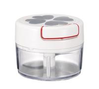 BAOFUYA Manual Food Processor, Hand Pull String Onion Chopper Hand Powered Food Mincer for Veggies Ginger Fruits Carrots Nuts Potato Salad (Grey)