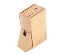 BAOFUYA Organizer of Knife Blocks with The Surroundings with a Superior Design for Simple Knife Handling, an Addition to Every Kitchen, a Wood Color, 1 PC