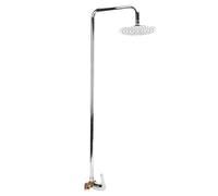 BAOFUYA Outdoor Shower Kit, Stainless Steel Shower Fixture Faucet with Single Handle for Backyard