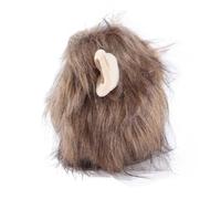 BAOFUYA Pet Lion Mane Wig Strap on Lion Hair Cat Clothing Soft Pet Clothing a Size Goes with All Cute Costume for Cats Small Dogs (Cat Lion Hood M 25x25x10.5cm / 9.8x9.8x4.1in)
