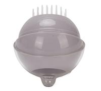 BAOFUYA Pet Massage Brush, Skin Friendly PP Pet Grooming Massage Brush with Anti Static Design, Deep Hair Cleanup and Gentle Detangling Comb for Small Dogs Cats Rabbits Home Use (Grey)