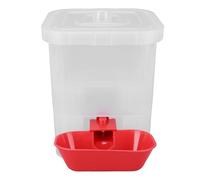 BAOFUYA Poultry Automatic Drinker, Poultry Fountains & Waterers Capacity No Electricity Needed Continuous Dog Cat Water Dispenser for Chicks Automatic Drinker, Dust Proof Large