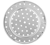 BAOFUYA Rounded Edges of Stainless Steel Steamers Increase the Steam Holder of the Bracket for Home Chefs Cooking Enthusiasts (Small diameter 20cm)
