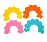 BAOFUYA Soft Cat Cone Collar, Cute Adjustable Surgery Recovery Elizabethan Collar for Cats Kittens Small Dogs Stop Licking or Scratching (4pcs)