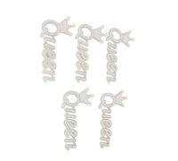 BAOFUYA Spot Spots on Queen Form DIY Patch 5 PCs. Iron Decorations for Holidays, Permanent Polyester