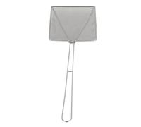 BAOFUYA Stainless Steel Square Skimmer Slotted Spoon Oil Deficit Shovel Sieve for Cooking Meals Kitchen Tools
