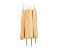 BAOFUYA Stainless Steel -Style Tool for Stainless Steel Pencil for Engraving Works from Art, 4 Pieces for Sculptors and Bakers