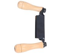 BAOFUYA Straight Draw Knife, Tungsten Steel Blades with Comfortable Wooden Handle, Perfect Tool and Enthusiasts in Woodworking (8in)