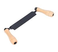 BAOFUYA Straight Draw Knife, Tungsten Steel Blades with Comfortable Wooden Handle, Perfect Tool and Enthusiasts in Woodworking (10in)