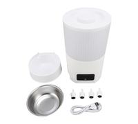 BAOFUYA Timed Remote Control Dog Food Dispenser, 360 Degree Sealing Freshing Lock Drying Box 3L Multifunctional Automatic Cat Feeder for Small Dogs