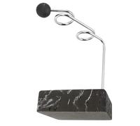 BAOFUYA Tongue Scraper Holder Metal Toothbrush Holder Stand, Multifunctional Space Saving Modern Toothbrush Organizer for Home Bathroom Nan (Black)