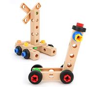 BAOFUYA Training Toy in Construction Blocks, Brilliantly Colored Plastic Nuts with Nutsage of Nuts for Children Improve the Imagination, 3 -year -old Toy