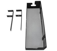 BAOFUYA Under Desk Cable Management Tray Carbon Steel Cable Organizer with Tool Free Clamp Install Mesh Storage Basket for Office Home Workstations Wire Routing