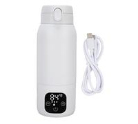 BAOFUYA USB Portable Small Water Heater, 316 Stainless Steel 500ml Large Capacity 360 Degree Heating Travel Electric Kettle for Camping Hiking