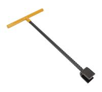 BAOFUYA Water Meter Key Curb Valve Key Wrench Tool Stopcock Key with T Handle for Curb and Main Water Valve (Yellow)