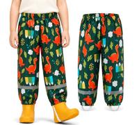 Baogaier Boys Waterproof Rain Pants Kid Mud Dirty Proof Trousers 3-4 Years