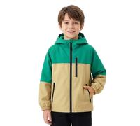 Baogaier Kids Waterproof Jacket Hooded Raincoat with Zip Pockets 5-13 Years | Lightweight Jackets, with Reflective Stripes, Windproof Showerproof Outdoor Coat, for Hiking Camp, School Casual Outerwear