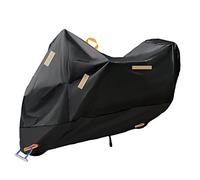 Baogaier Motorcycle Cover Waterproof Motorbike Protector Rain Cover Heavy Duty 300D Thickned with Lock Holes All Season for Honda, Yamaha, Suzuki, Harley Outside Storage XXL (96.4" x 41.3" x 49.2")