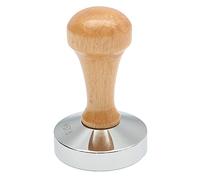 Baogu Coffee Tamper 55mm Stainless Steel Flat Base Professional Coffee Bean Press Wood Handle