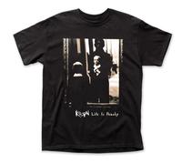 BAOGUI Korn Life is Peachy Black Men's Cotton Unisex T-Shirt Album S-5XL Retro Print L