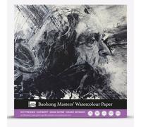 Baohong : Masters' : Pure Cotton Watercolour Paper Block : Nicholas Lopez : 20 Sheets : 40x40cm : Hot Pressed
