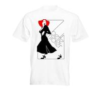 BaohuLDWwde5a CCU Bette Midler Divine Miss M Retro Music T Shirt White M