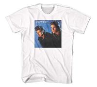 BaohuLDWwde5a DDD Go West 80's T Shirt White Pink White L