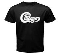 BaohuLDWwde5a New-Chicago-Band-Logo-Concert-Tour-Men-Black-T-Shirt Black M