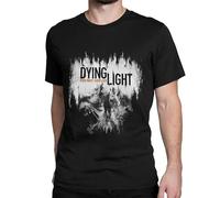 BaohuLDWwde5a Novelty Dying Light Zombie Game T-Shirt Round Collar Fitness T Shirts Autumn Camisas Tee Shirt Male Tops Sweatshirt Black 3XL