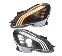 BaoHYeS Car Rear Light Compatible With W204 2011-2013 C Class LED Auto Headlight Assembly Update Maybach Design Bifocal Lens Signal Lamp Accessories