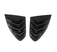 BaoHYeS Compatible For BMW X1 F48 2016-2022 ABS Carbon Fiber Car Rear Side Window Triangle Spoiler Louver Trim Accessories
