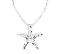 baojielai Adjustable Starfishes Pendant Necklace for Women Handmade Oceanics Jewelry With Rope Chain Beach Holiday Party Accessory