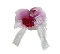 baojielai Elegant Artificial Orchids Hair Clip For Women Sweet Floral Hairpin Barrettes For Daily Party Wedding Accessories